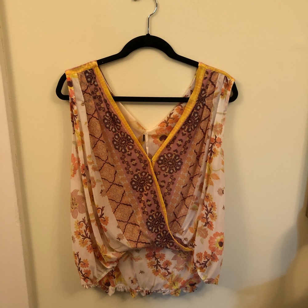 Free People printed shirt
